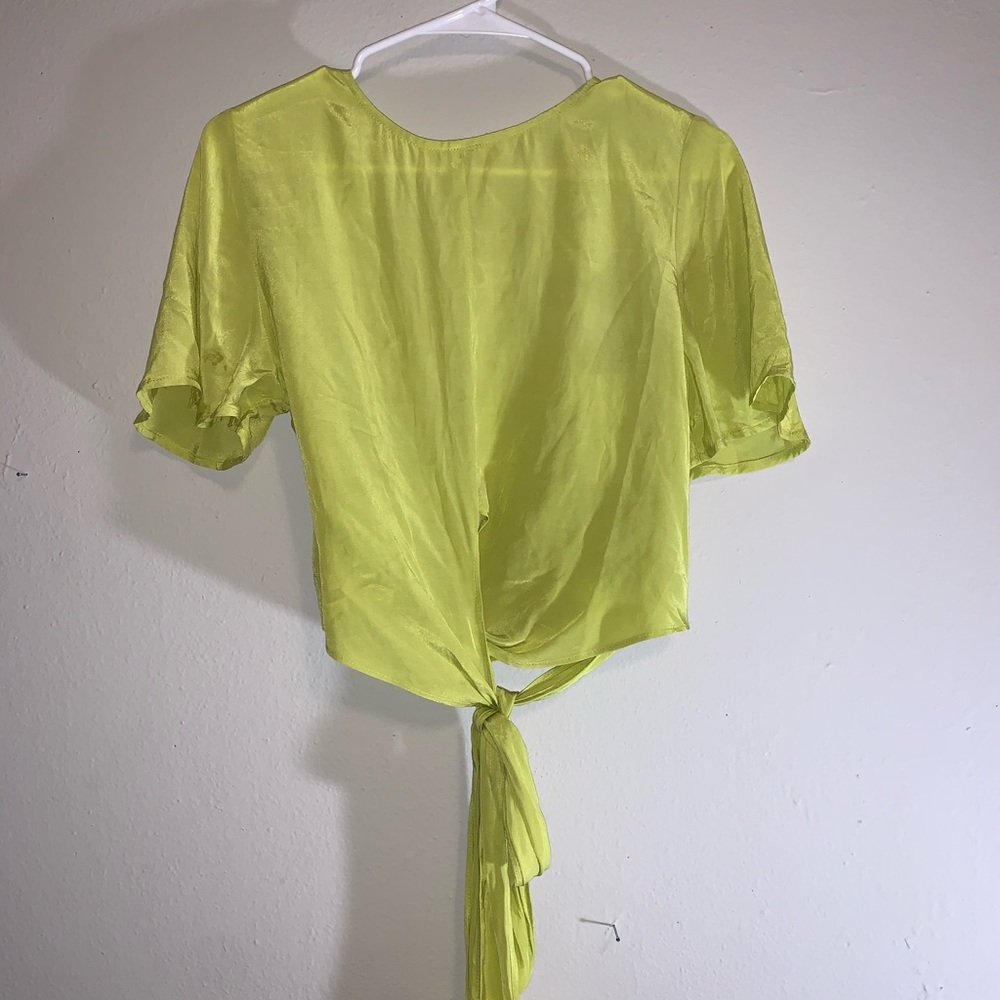 Fun open back blouse